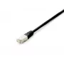 Equip Cat.6A Platinum S/FTP cavo patch, nero, 0,25 m, 10 pz./set