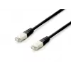 Equip Cat.6A Platinum S/FTP cavo patch, nero, 0,25 m, 10 pz./set