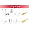 Cavo patch Equip Cat.6 U/UTP, 0,15m, giallo, 0,15 m, Cat6, U/UTP (UTP), RJ-45, RJ-45, giallo
