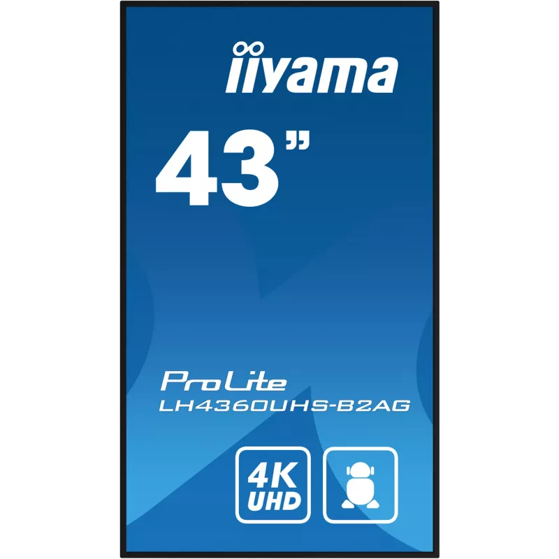 iiyama ProLite LH4360UHS-B2AG display Digital Signage 43 pollici 4K UHD