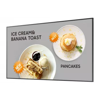 Schermo piatto digital signage Samsung QM32C 81,3 cm (32 inch) LCD Wi-Fi 400 cd/m² Full HD nero processore integrato Tizen 24/7
