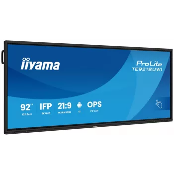 Display per signage iiyama TE9218UWI-B1AG design kiosk 2,32 m (91,5