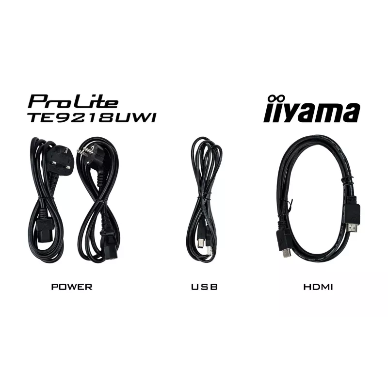 Display per signage iiyama TE9218UWI-B1AG design kiosk 2,32 m (91,5 inch) LED Wi-Fi 500 cd/m² 5K Ultra HD nero touchscreen processore integrato Android 16/7
