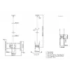 Supporto da soffitto Equip per due monitor da 32