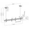 Supporto da soffitto duale Equip da 45