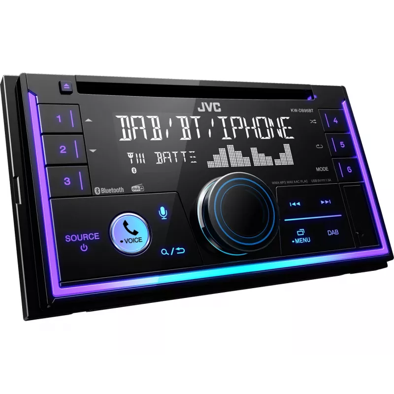 JVC KW-DB95BT nero 200 W Bluetooth