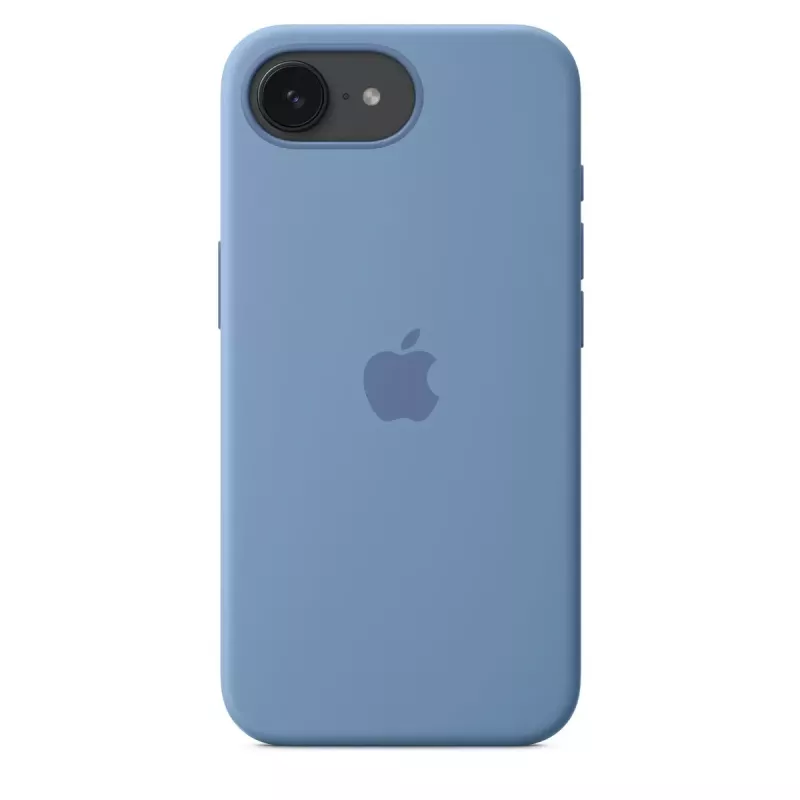 APPLE iPhone 16E – custodia in silicone – blu inverno (MD3Q4ZM/A)