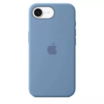 APPLE iPhone 16E – custodia in silicone – blu inverno (MD3Q4ZM/A)