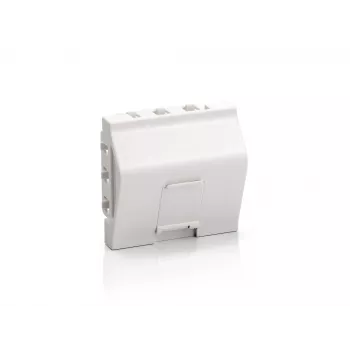 Equip placca modulare francese - inserto angolato, 45 mm, 45 mm, 27,5 mm, 13 g, 115 mm, 55 mm