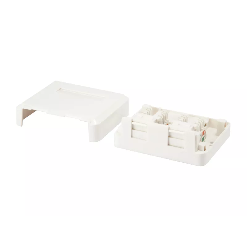 Equip 125124 scatola da parete per 2 jack keystone