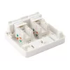 Equip 125124 scatola da parete per 2 jack keystone