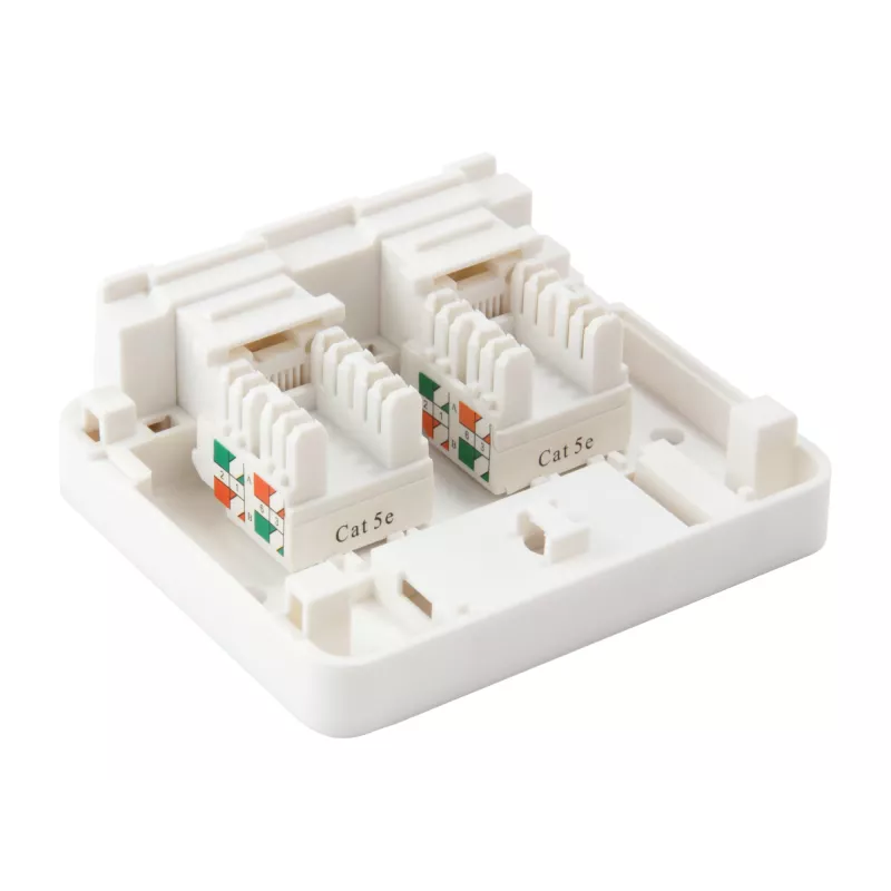 Equip 125124 scatola da parete per 2 jack keystone