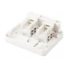Equip 125124 scatola da parete per 2 jack keystone