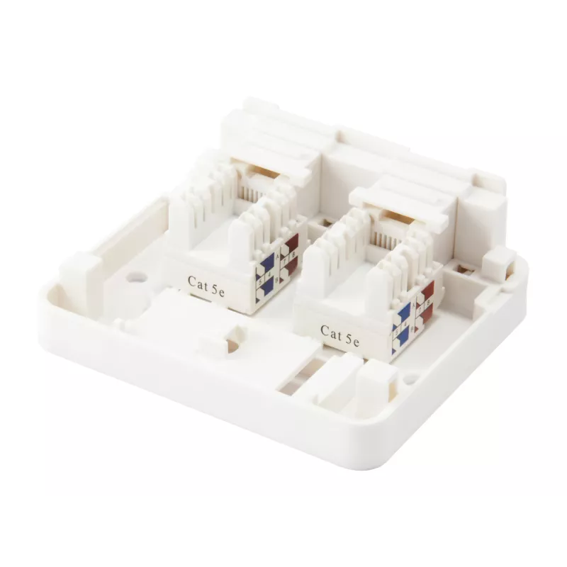 Equip 125124 scatola da parete per 2 jack keystone