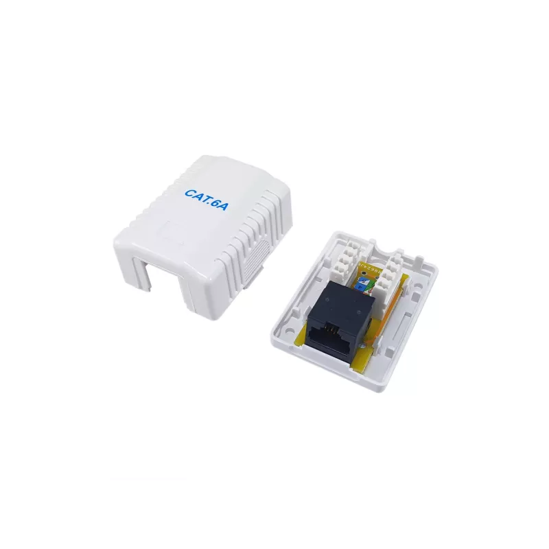Equip 235215 presa di rete Cat6a bianco 54 mm x 39 mm x 29,5 mm