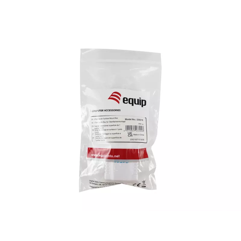 Equip 235215 presa di rete Cat6a bianco 54 mm x 39 mm x 29,5 mm