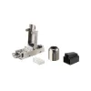 Equip Cat 8.1 connettore RJ45 senza attrezzi 5 pz/set nero acciaio inox maschio