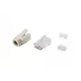Equip Cat.6A set connettori RJ45 100 pezzi trasparente bianco