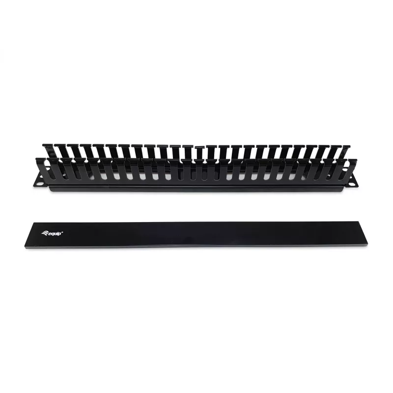Equip pannello di gestione cavi per montaggio rack 19