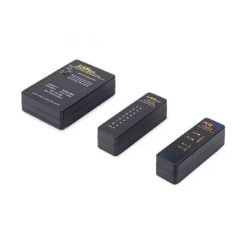 Equip tester per cavi di rete, RJ45, BNC, PoE