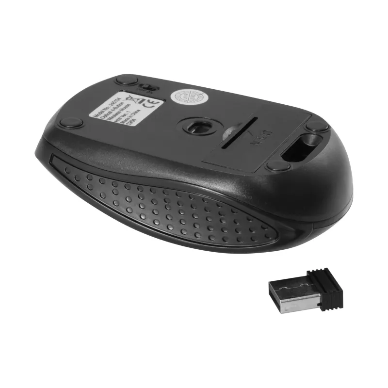 Equip 245104 mouse da viaggio ambidestro RF wireless ottico 1600 DPI