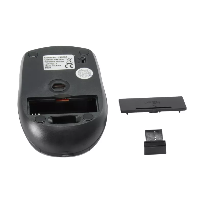 Equip 245104 mouse da viaggio ambidestro RF wireless ottico 1600 DPI