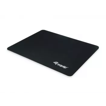 Equip tappetino per mouse, nero, tinta unita, nylon, gomma, base antiscivolo
