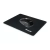 Equip tappetino per mouse, nero, tinta unita, nylon, gomma, base antiscivolo