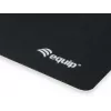 Equip tappetino per mouse, nero, tinta unita, nylon, gomma, base antiscivolo
