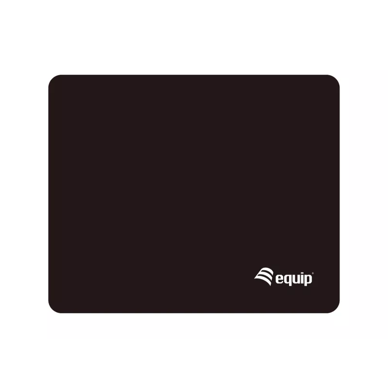 Equip tappetino per mouse, nero, tinta unita, nylon, gomma, base antiscivolo