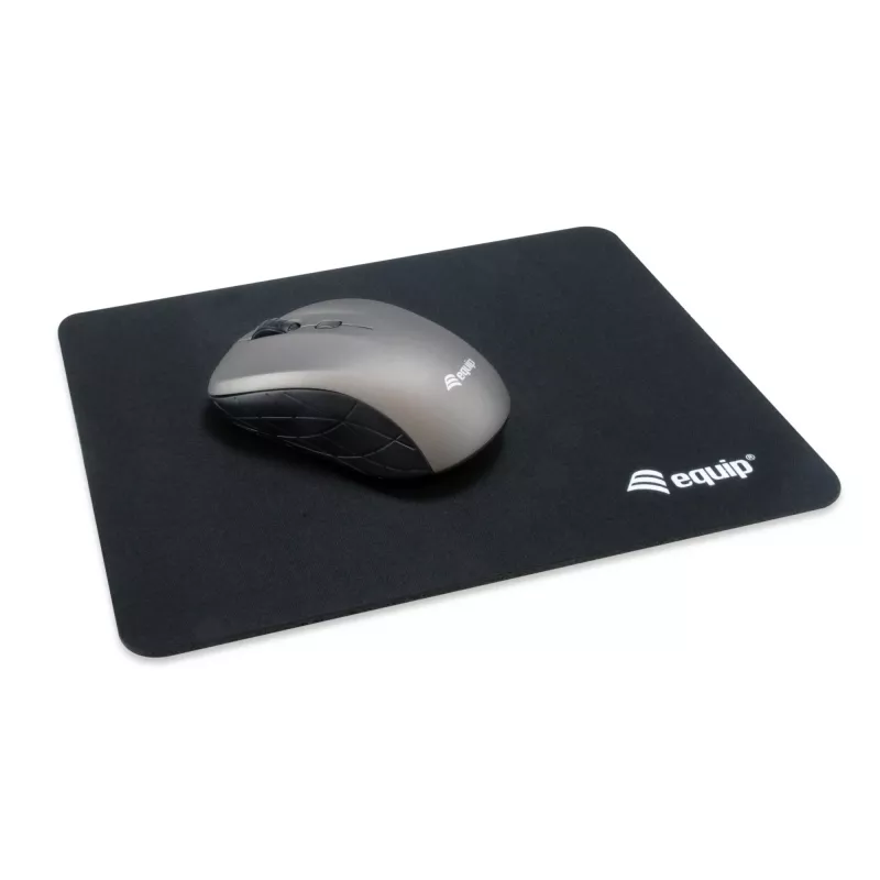 Equip mouse mini ottico wireless, ambidestro, ottico, RF wireless, 1600 DPI, grigio