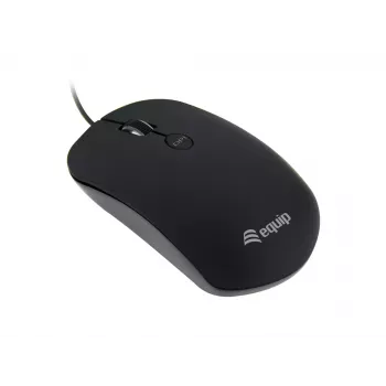 Equip mouse USB Comfort, ambidestro, ottico, USB Type-A, 1600 DPI, nero