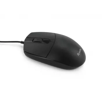 Equip mouse USB Silent, ambidestro, ottico, USB Type-A, 1200 DPI, nero