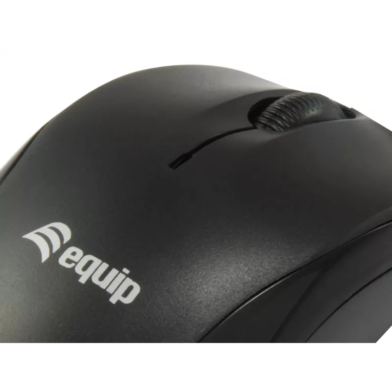 Equip 245103 mouse da viaggio ambidestro USB Type-A ottico 1000 DPI
