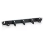 Equip pannello gestione cavi per montaggio rack 19 pollici, nero (RAL 9005)