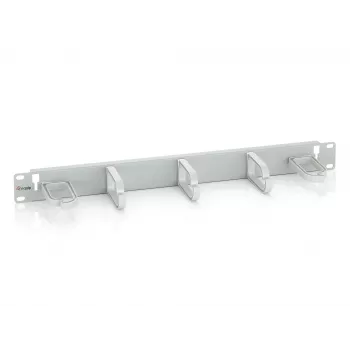 Equip pannello gestione cavi per montaggio rack 19 pollici, grigio chiaro (RAL 7035)
