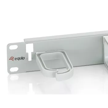 Equip pannello gestione cavi per montaggio rack 19 pollici, grigio chiaro (RAL 7035)