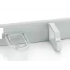Equip pannello gestione cavi per montaggio rack 19 pollici, grigio chiaro (RAL 7035)