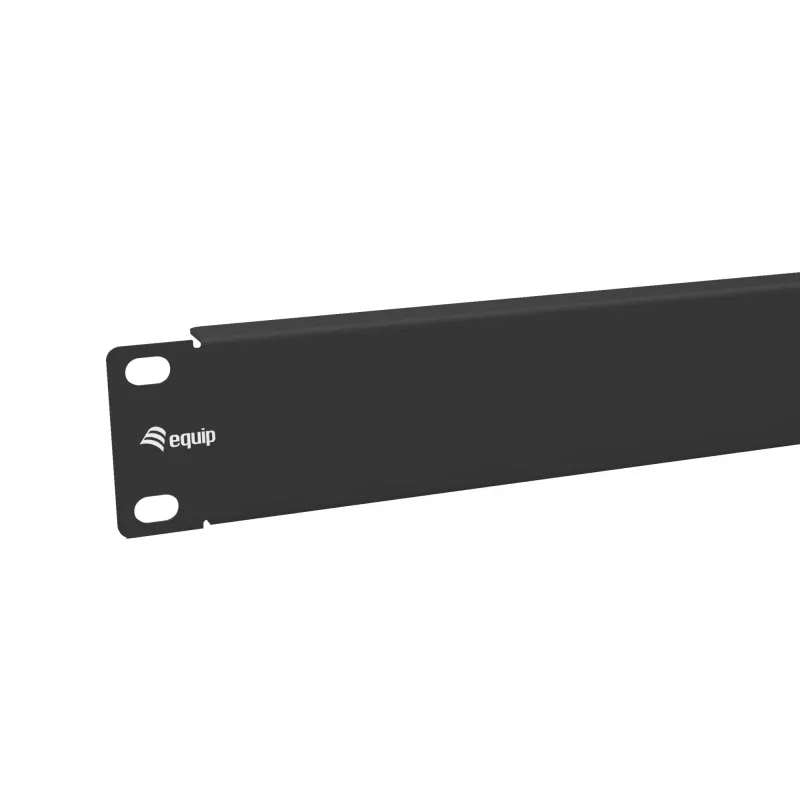 Pannello cieco Equip 10 pollici 1U nero acciaio 25,4 mm larghezza