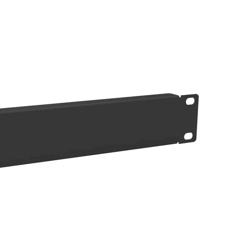 Pannello cieco Equip 10 pollici 1U nero acciaio 25,4 mm larghezza