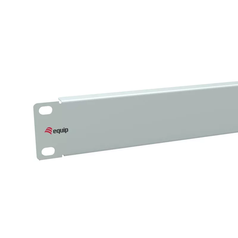Pannello cieco Equip 10 pollici 1U grigio chiaro acciaio 25,4 mm