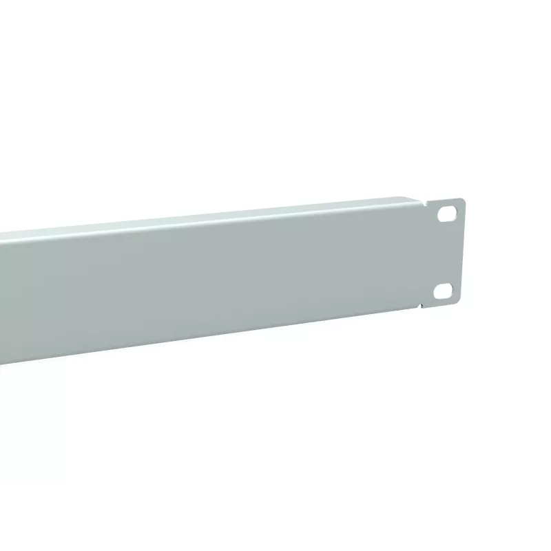Pannello cieco Equip 10 pollici 1U grigio chiaro acciaio 25,4 mm