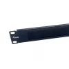 Pannello spazzola Equip 10 pollici 1U nero acciaio 25,4 mm larghezza