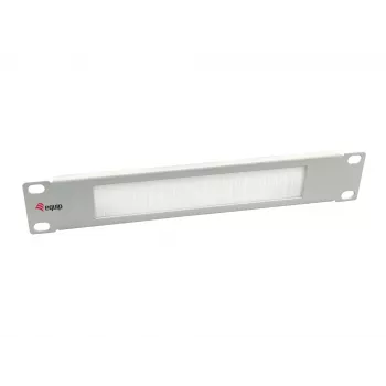 Pannello spazzola Equip 10 pollici grigio chiaro acciaio 1U