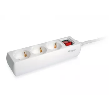 Equip 245551 ciabatta elettrica 1,5 m 3 prese AC per interni bianco