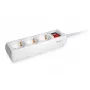 Equip 245551 ciabatta elettrica 1,5 m 3 prese AC per interni bianco