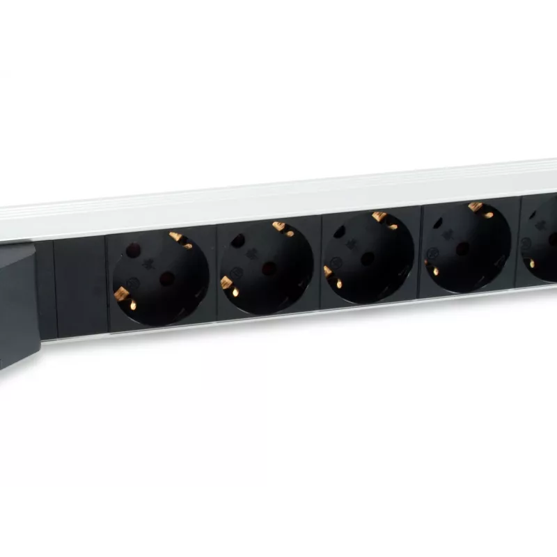 Equip 333312 unità di distribuzione elettrica (PDU) 6 prese AC 1U nero