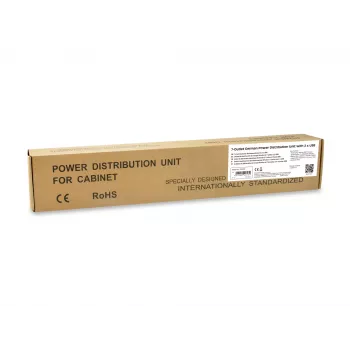 Equip 333315 unità di distribuzione elettrica (PDU) 7 uscite AC 1U nero, argento