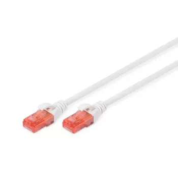 Cavo di rete Digitus CAT 6 U/UTP patch RJ-45 Cat6 5m bianco