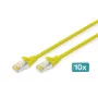 DIGITUS cavo patch CAT6 S/FTP, 1 m, giallo, confezione da 10